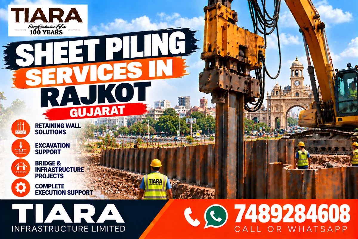 Sheet Piling Services in Rajkot, Gujarat project support