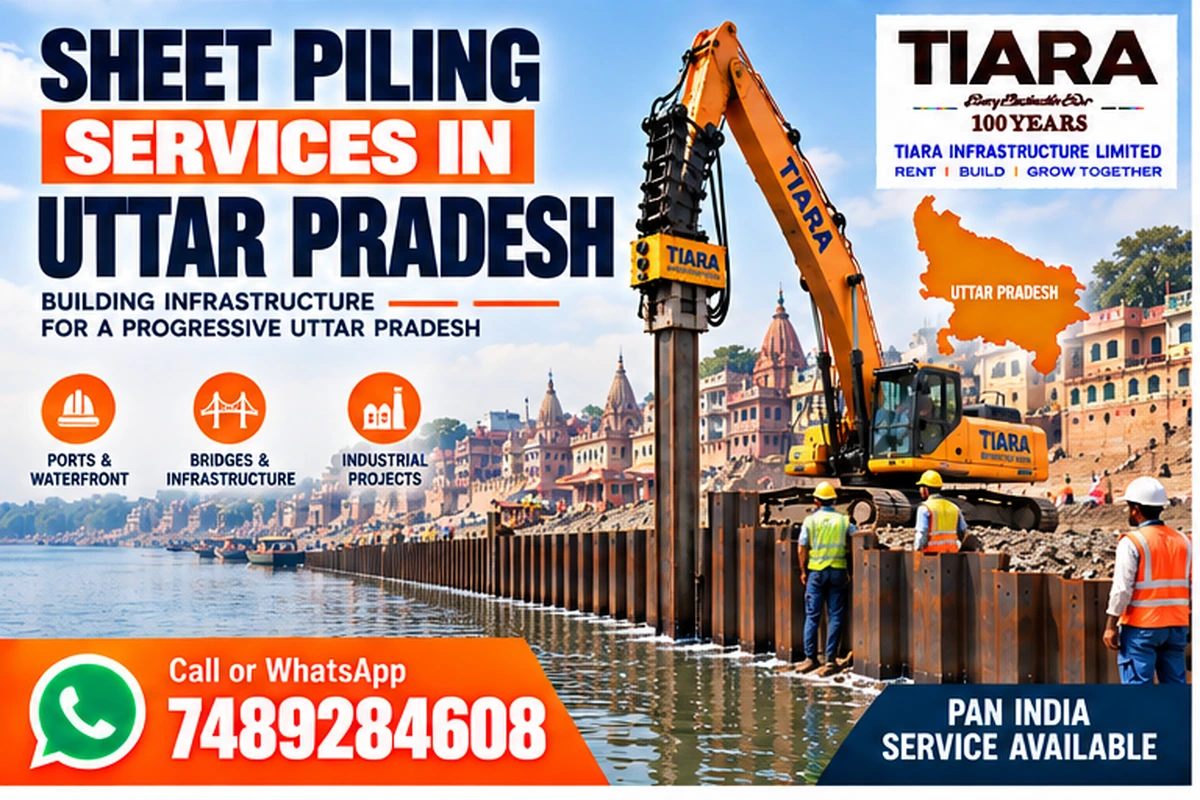 Sheet piling installation and extraction support in Uttar Pradesh