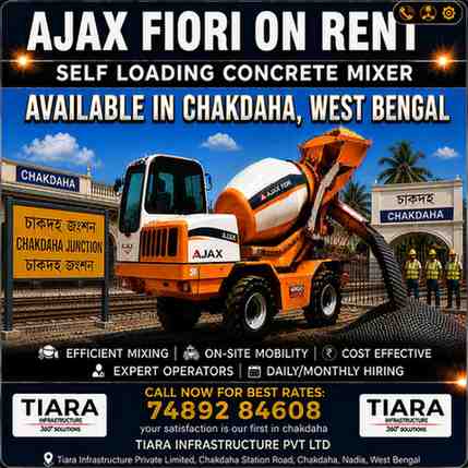 Ajax Fiori on Rent in Chakdaha | Self Loading Concrete Mixer Hire