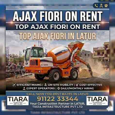 Ajax Fiori on Rent in Latur | Self-Loading Mixer Rental Services