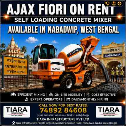 Ajax Fiori on Rent in Nabadwip | Self Loading Concrete Mixer Hire