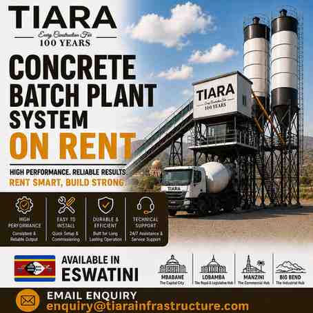 Concrete Batching Plant on Rent in Ethiopia – Addis Ababa, Dire Dawa, Mekelle & Gondar