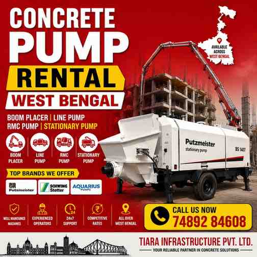 Concrete Pump Rental in West Bengal