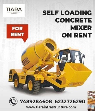 Top Ajax Fiori Self Loading Concrete Mixers On Rent in Kharagpur
