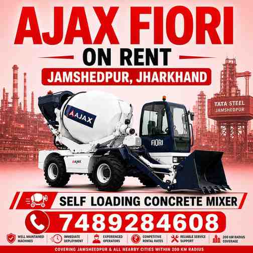 Ajax Fiori Machine on Rent in Jamshedpur Jharkhand