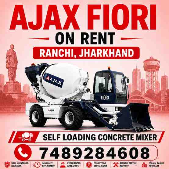 Ajax Fiori Machine on Rent in Ranchi Jharkhand