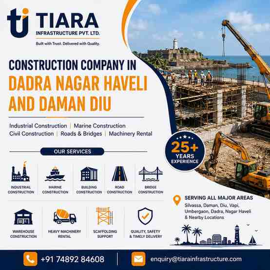 Industrial Construction Contractors for Dadra & Nagar Haveli and Daman & Diu