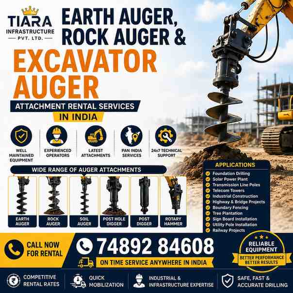 Auger Rental in India