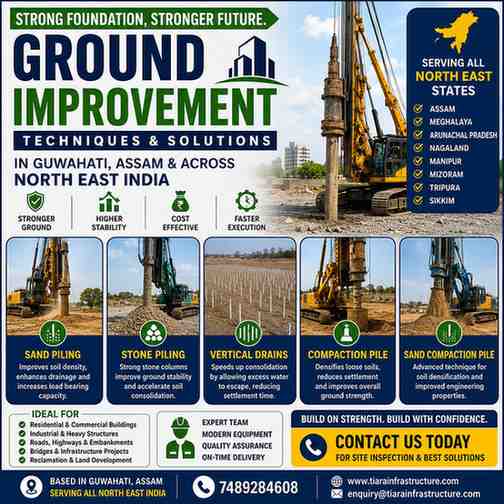Ground Improvement Techniques in Guwahati, Assam