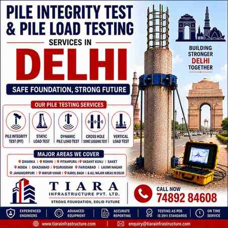 Best Pile Integrity & Load Testing Services for Delhi & NCR