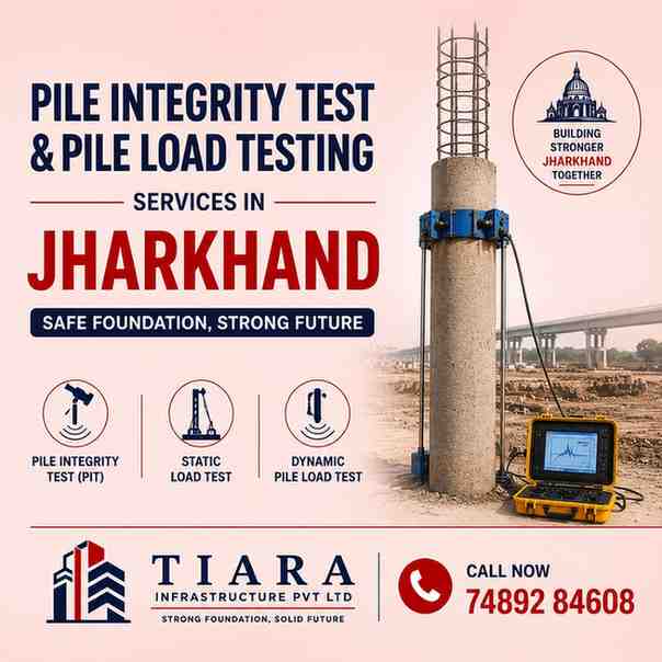 Pile Integrity Test & Pile Load Testing Services in Jharkhand