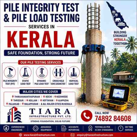 Pile Integrity Test & Pile Load Testing Services in Kerala