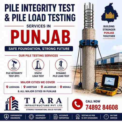 Pile Integrity Test & Pile Load Testing Services in Punjab
