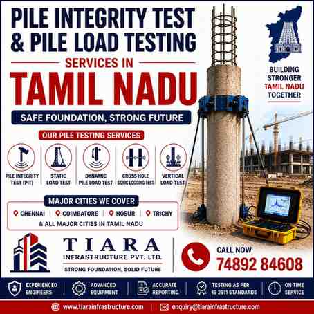 Pile Integrity Test & Pile Load Testing Services in Tamil Nadu