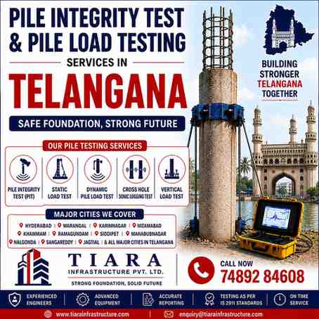 Pile Integrity Test & Pile Load Testing Services in Telangana