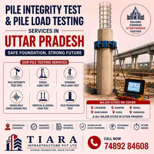 Pile Integrity Test & Pile Load Testing Services in Uttar Pradesh