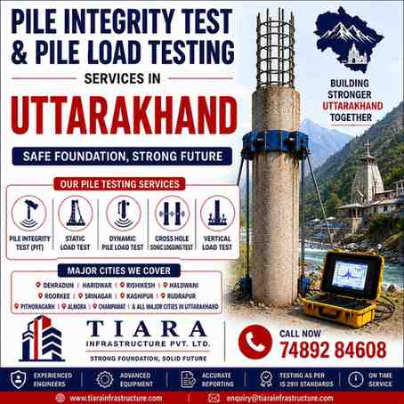 Pile Integrity Test & Pile Load Testing Services in Uttarakhand