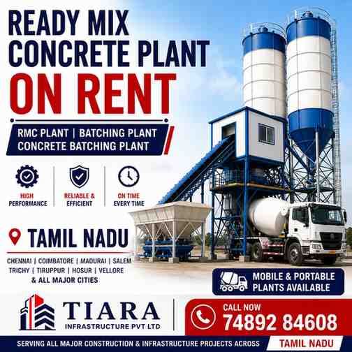RMC Plant Rental Services in Tamil Nadu