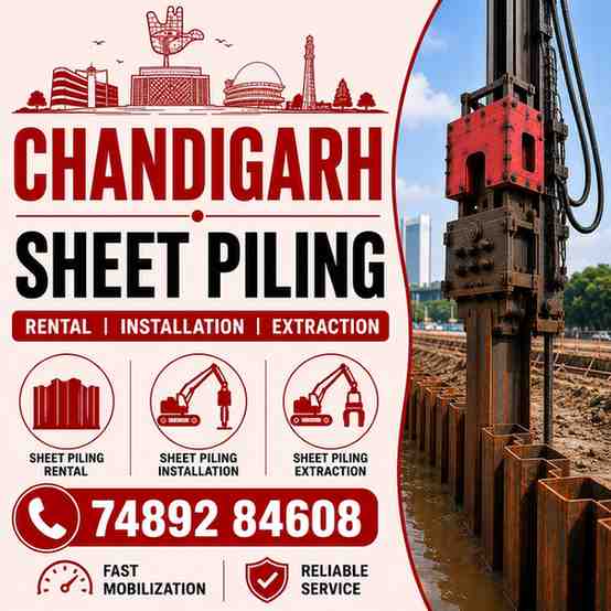 Sheet Piling Contractors & Rental Services in Chandigarh