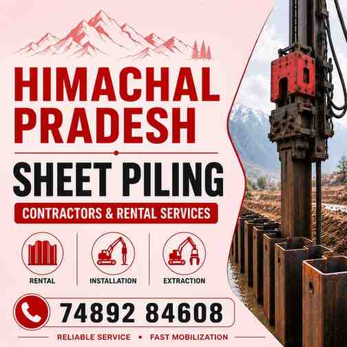 Sheet Piling Contractors & Rental Services in Himachal Pradesh