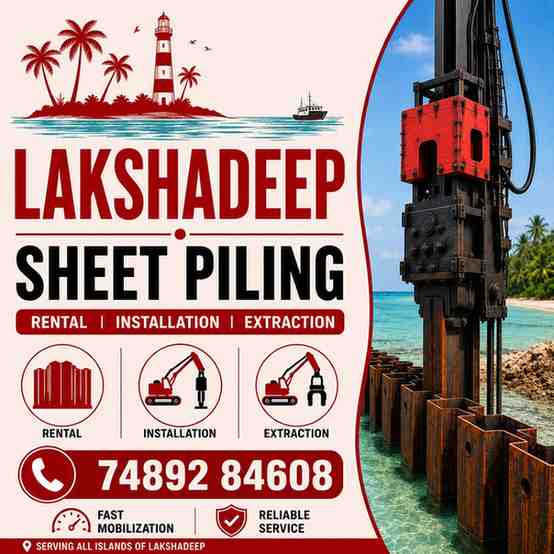 Sheet Piling Contractors & Rental Services in Lakshadweep