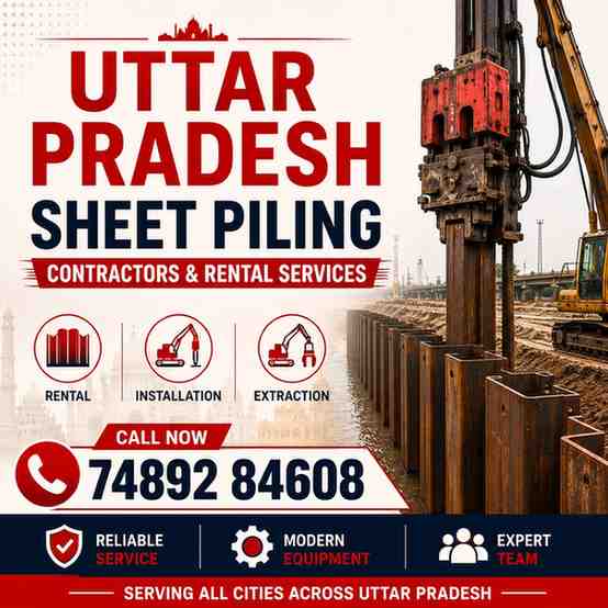 Steel Sheet Piling Contractors in Uttar Pradesh
