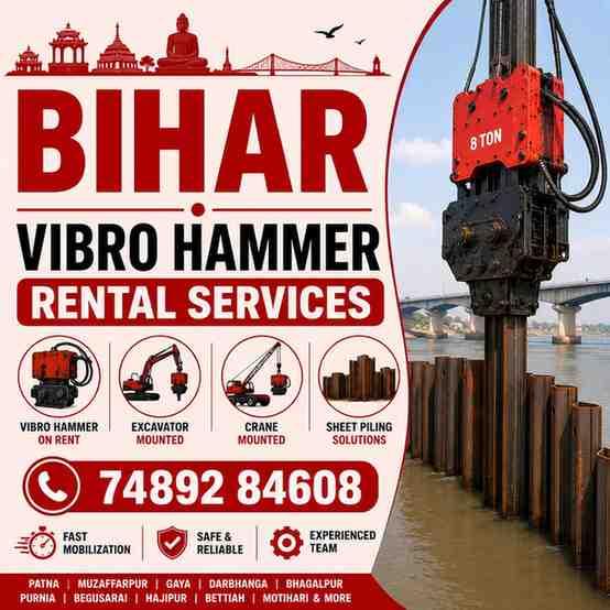Vibro Hammer Rental Services in Bihar
