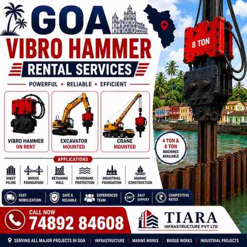 Vibro Hammer Rental Services in Goa