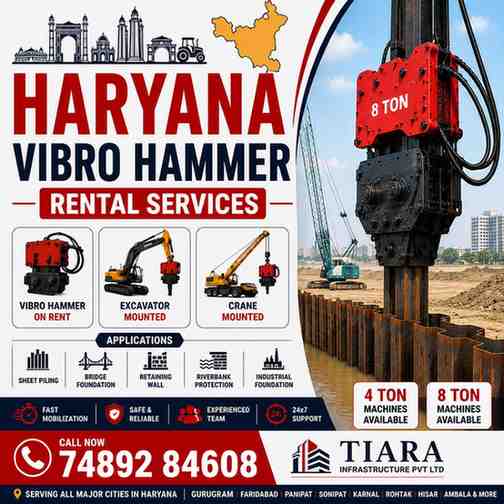 Vibro Hammer Rental Services in Haryana