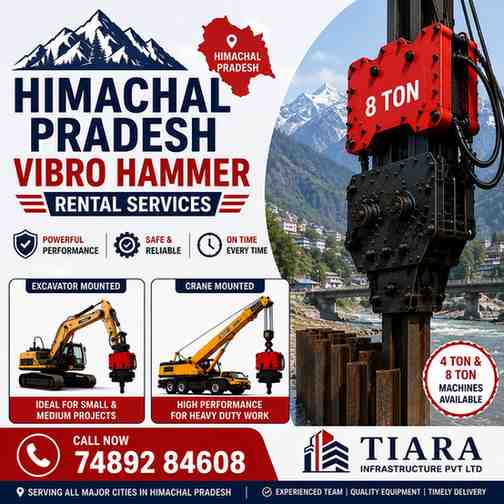 Vibro Hammer Rental Services in Himachal Pradesh