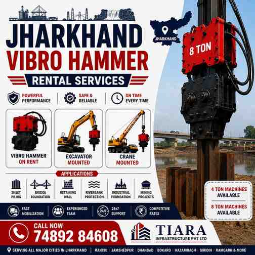 Vibro Hammer Rental Services in Jharkhand