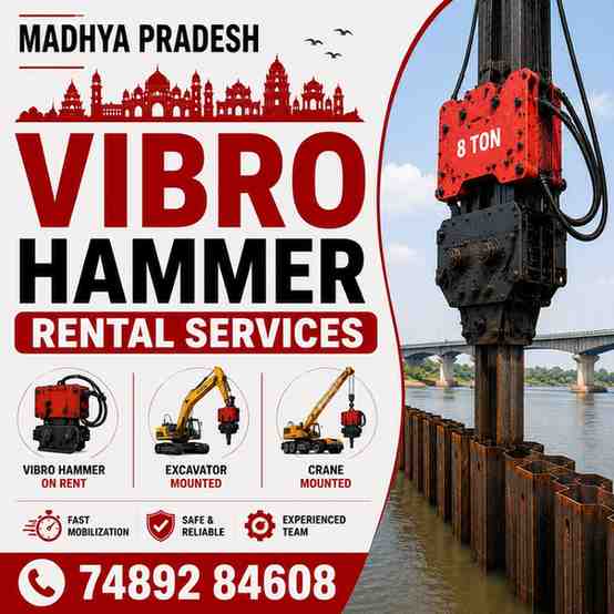 Vibro Hammer Rental Services in Madhya Pradesh
