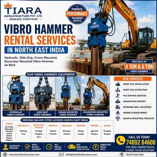 Vibro Hammer Rental Services in Guwahati, Assam