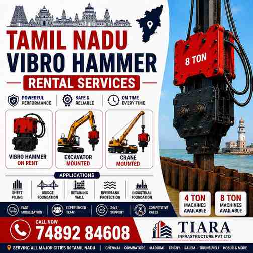 Vibro Hammer Rental Services in Tamil Nadu