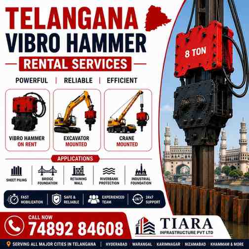 Vibro Hammer Rental Services in Telangana