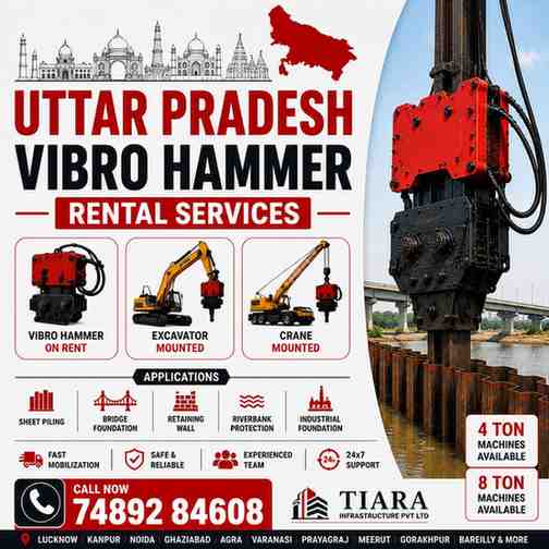 Vibro Hammer Rental Services in Uttar Pradesh